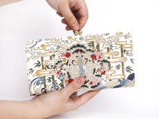画像4: 完売【予約限定】むかい鶴 がま口長財布 (絢爛柄)［t］ (4)
