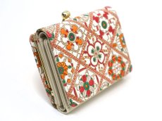 画像3: 【Xmas柄】キャンディクロッシェ 三つ折りミニ財布［t］ (3)