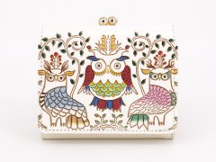 ふくろう 三つ折りミニ財布［t］