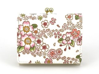 文庫屋大関　梅花　三つ折り財布 文庫屋「大関」 梅花（メイホア） 三つ折りミニ財布［t］