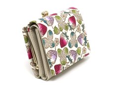 画像3: いちご＜モーヴ＞ 三つ折りミニ財布［t］ (3)