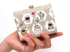 画像5: 珈琲 三つ折りミニ財布［t］ (5)