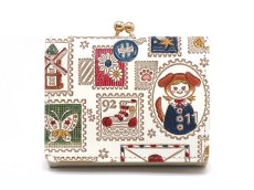 画像1: 切手 三つ折りミニ財布［t］ (1)