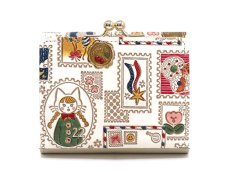 画像2: 切手 三つ折りミニ財布［t］ (2)