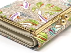 画像4: ラビリンスフィッシュ＜グリーン＞ 三つ折りミニ財布［t］ (4)