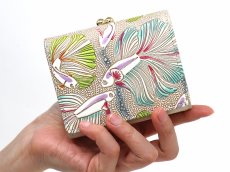 画像5: ラビリンスフィッシュ＜グリーン＞ 三つ折りミニ財布［t］ (5)