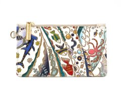 【夏限定柄】海はひろいな すっきりカードケース （金唐柄）［t］　