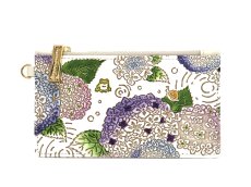 画像1: 【夏限定柄】紫陽花 すっきりカードケース ［t］　 (1)