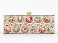 完売【予約限定】花と猫<ローズ> がま口ペンケース