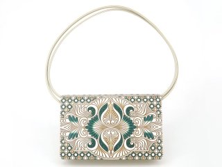 値下げ　新品未使用　文庫屋大関♡ハートや星　カラフル模様のがま口 値下げ 新品未使用 文庫屋大関♡ハートや星 カラフル模様のがま口