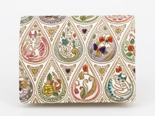 文庫屋大関　スマホケース　小　花と猫〈ローズ〉 花と猫＜ミックス＞ - 文庫屋「大関」