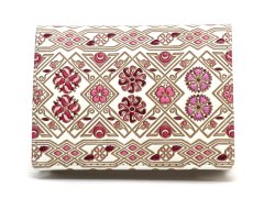 完売【予約限定】花菱＜ラズベリーピンク＞ 箱まち小銭入れ［t］