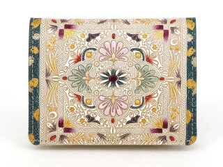 【文庫屋大関】黄金のタピ　長財布 文庫屋「大関」 黄金のタピ ぐるっとファスナーの長財布 (金唐柄