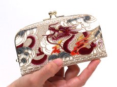 画像4: 龍＜ワイン＞ 天溝がま口［t］ (4)