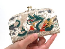 画像4: 龍＜緑＞ 天溝がま口［t］ (4)