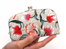 画像4: ノースガーデン＜コーラル＞　 天溝がま口［t］ (4)