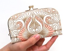 画像4: ロカイユ＜ベビーピンク＞ 天溝がま口［t］ (4)