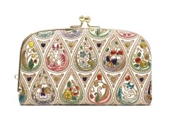 花と猫＜ミックス＞ 天溝がま口［t］