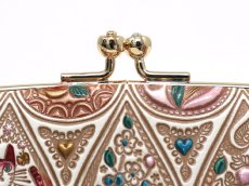 画像3: 花と猫＜ローズ＞ 天溝がま口［t］ (3)