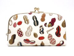 ピーナッツ 天溝がま口［t］