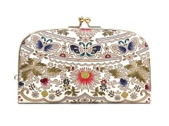 茉莉花＜珊瑚＞ 天溝がま口［t］