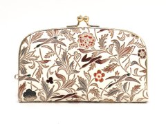 雁＜茶＞ 天溝がま口［t］