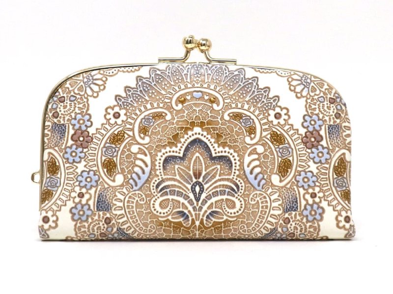 アンティークレース＜ビオラ＞ 天溝がま口［t］