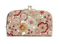 春らんまん＜茜＞ 天溝がま口［t］