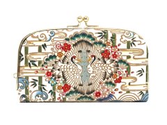 むかい鶴 天溝がま口（絢爛柄）［t］