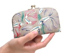 画像5: ラビリンスフィッシュ＜パープル＞ 天溝がま口［t］ (5)