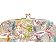 画像4: ラビリンスフィッシュ＜グリーン＞ 天溝がま口［t］ (4)