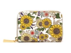 【夏限定柄】ひまわり ファスナー小銭入れ［t］