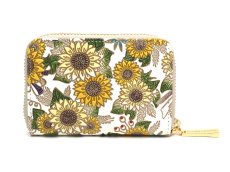 画像2: 【夏限定柄】ひまわり ファスナー小銭入れ［t］ (2)