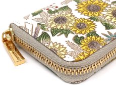 画像4: 【夏限定柄】ひまわり ファスナー小銭入れ［t］ (4)