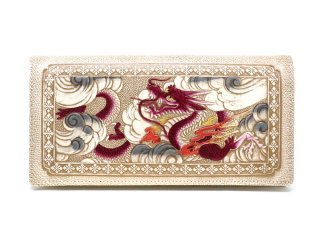 文庫屋大関　宇宙柄 文庫屋「大関」 むかい鶴 束入れ (絢爛柄)［t］