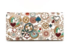 画像1: 時の歯車＜青緑＞ 束入れ (金唐柄)［t］ (1)