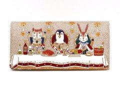 ノーブルアニマルズ 束入れ (金唐柄)［t］