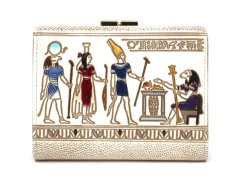 エジプトNO.3 箱まち口金付き札入れ［t］