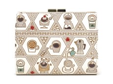 画像1: 珈琲 箱まち口金付き札入れ［t］ (1)