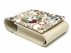 画像4: 【限定Item】時の歯車＜青緑＞ 鏡付きリップケース（金唐柄）［t］ (4)