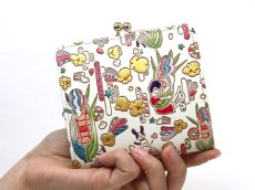 画像5: 完売【予約限定】弾けるもろこしガール  四角いがま口（金唐柄）［t］ (5)