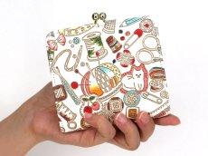 画像5: 完売【限定アイテム】ソーイング 四角いがま口［t］ (5)