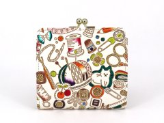 完売【限定アイテム】ソーイング＜限定色＞ 四角いがま口［t］