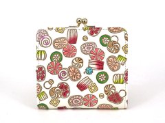 完売【限定アイテム】飴＜限定ピンク＞ 四角いがま口［t］