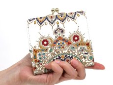 画像4: 完売【限定Item】象のカーニバル 四角いがま口［t］ (4)