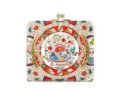 完売【限定アイテム】唐子 四角いがま口（絢爛柄）［t］