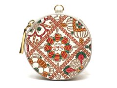 【予約限定柄】キャンディクロッシェ マカロンポーチ［t］