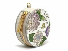画像3: 【夏限定柄】紫陽花  マカロンポーチ［t］ (3)
