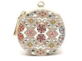 文庫屋大関 がま口財布 花菱 文庫革 日本製 コインケース 文庫屋