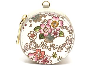 文庫屋 大関 かすみ桜 マカロンポーチ 文庫屋「大関」 かすみ桜 マカロンポーチ［t］